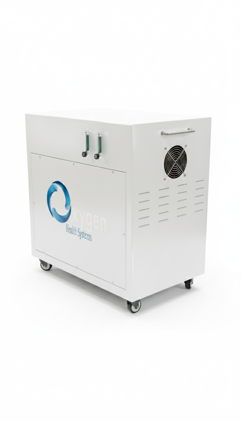 Dedicated 20 LPM oxygen generator included with the BIBS delivery system