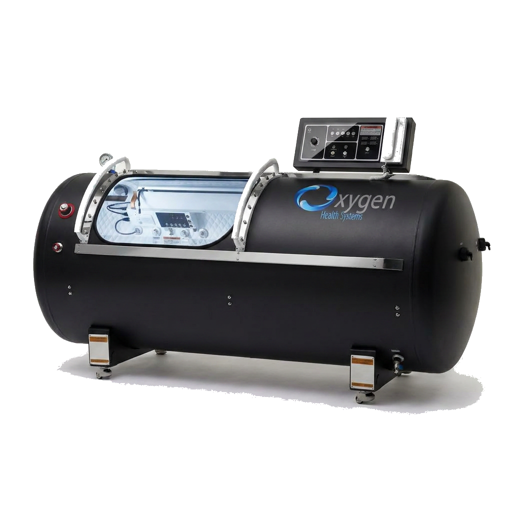 34-inch hard-shell hyperbaric chamber in Matte Black