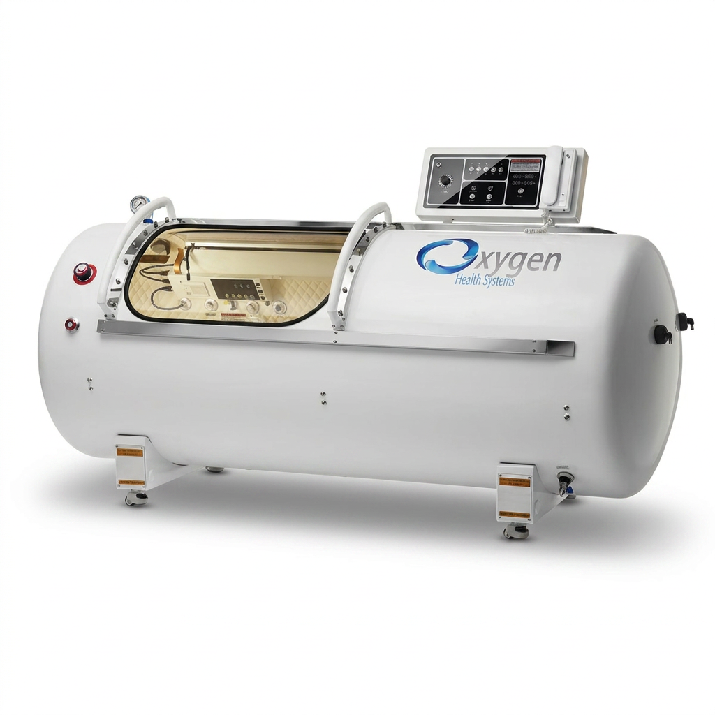 34-inch hard-shell hyperbaric chamber in Standard White